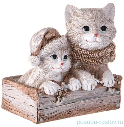Статуэтка 8 х 7 х 8,5 см &quot;Котики&quot; / 379523