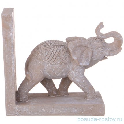 Подставка для книг слон 35,5х9,5х15 см / 353129