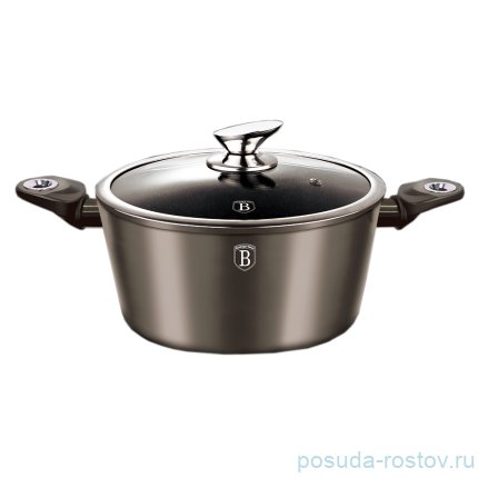 Кастрюля 24 см с крышкой 4,1 л &quot;Carbon Metallic Line&quot; / 106904
