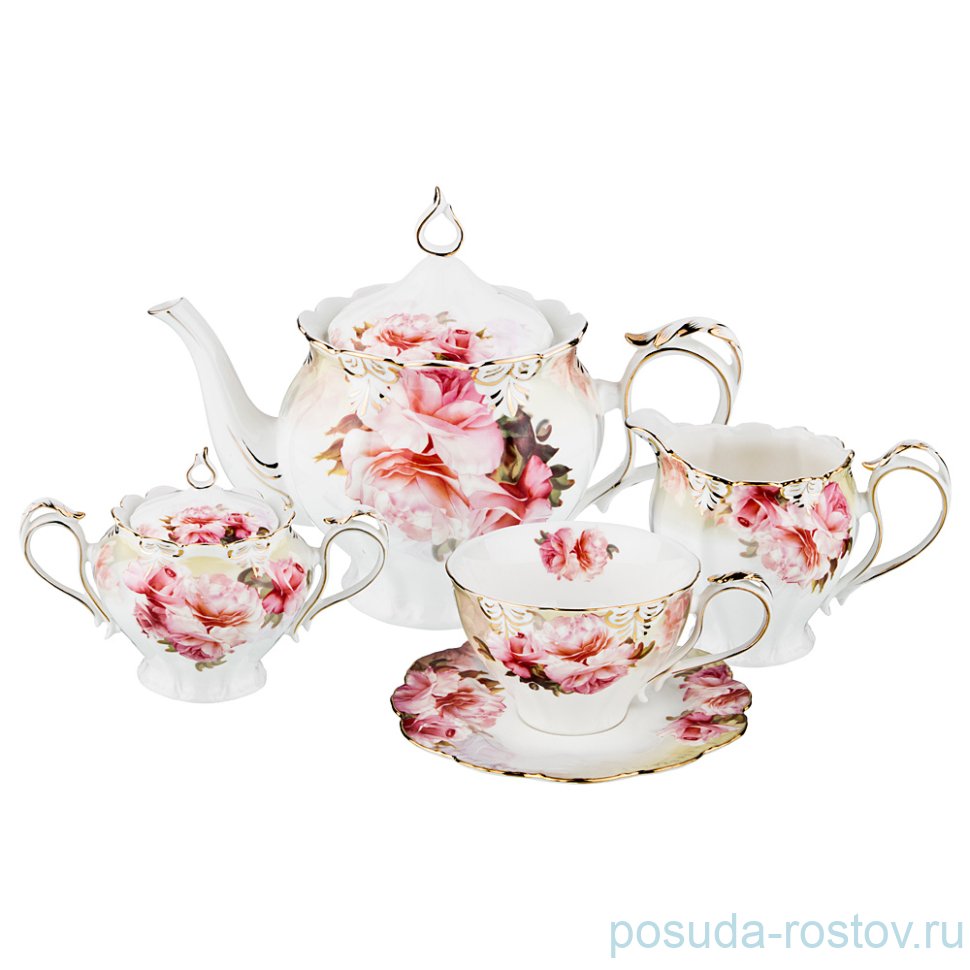 Чайный сервиз 6 персон 15 предметов "изабель" / 210377