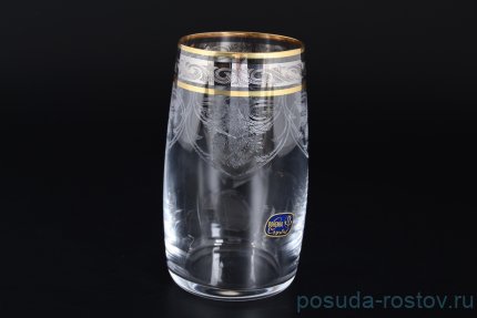 Стаканы для воды 380 мл 6 шт &quot;Идеал /Панто /Платиновый кант&quot; / 115937