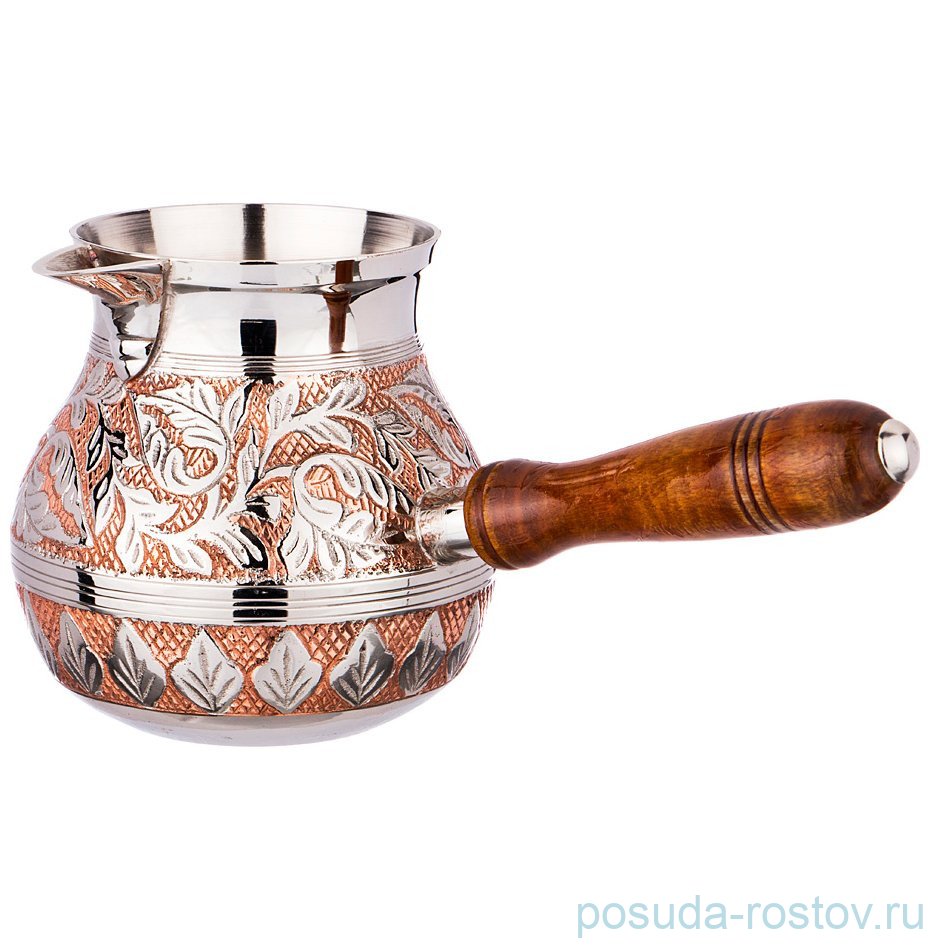 Турка 650 мл резная латунь "Lefard" / 193507