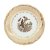 Блюдо 30 см круглое  Sterne porcelan "Фредерика /Охота бежевая" / 128787