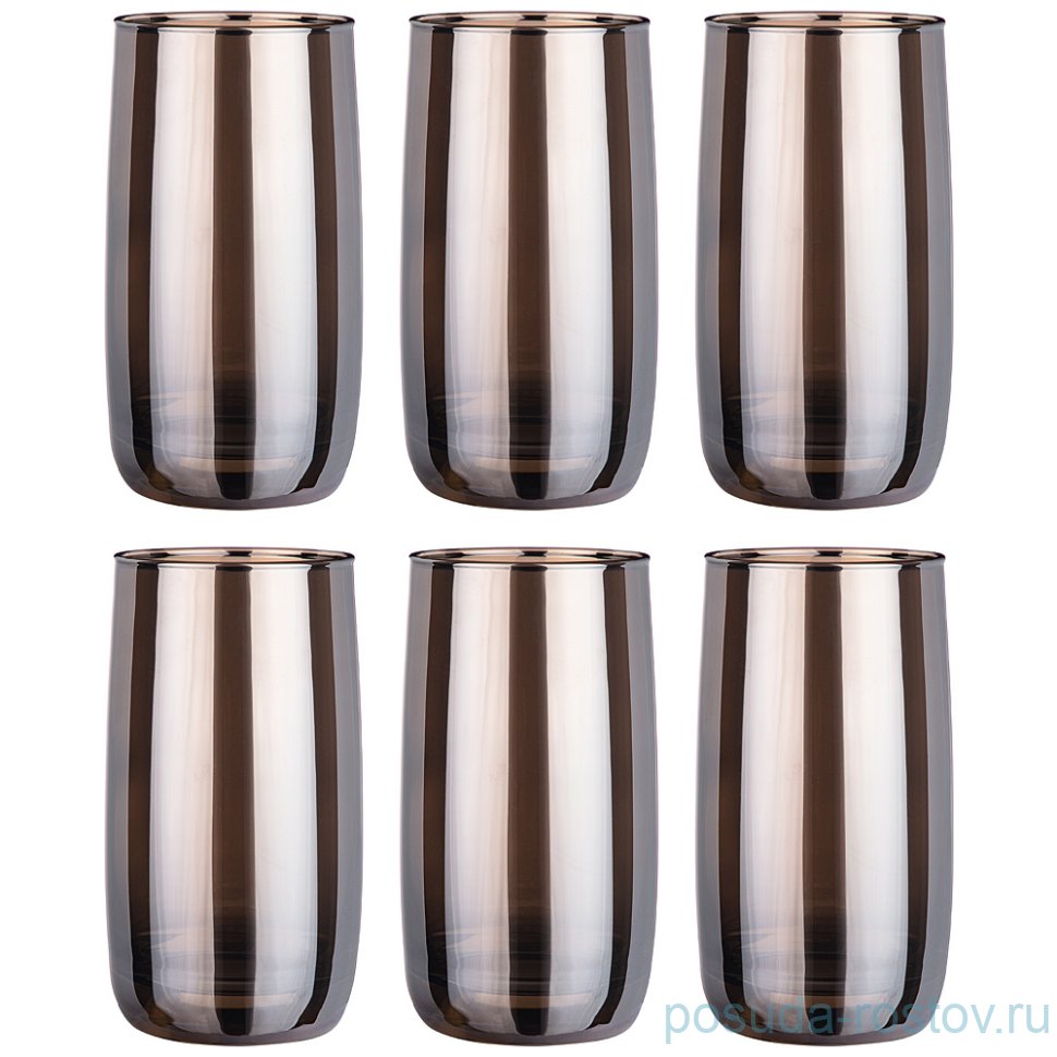 Стаканы для воды 330 мл 6 шт "Горький шоколад" / 252000