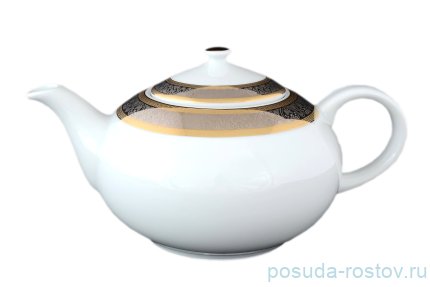 Заварочный чайник 1,2 л &quot;Опал /Платина с золотом&quot; / 056469