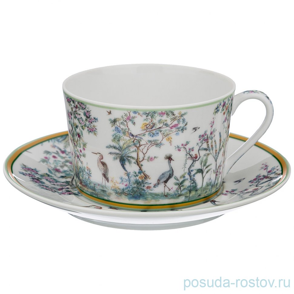Чайная пара 350 мл 1 шт "Журавли и цапли" / 195037