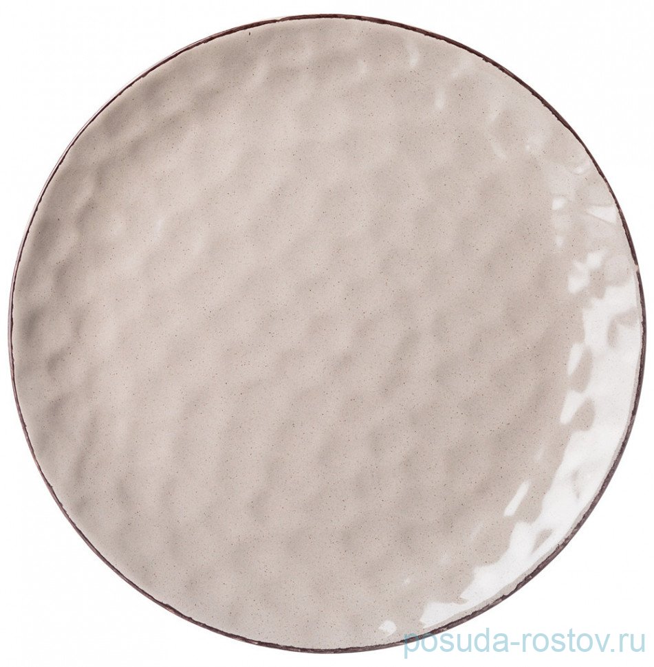 Тарелка 24 см "Отражение /Капучино" (6шт.)  / 302253