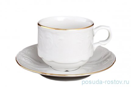 Кофейная пара 120 мл 1 шт гост. &quot;Бернадотт /Отводка золото&quot; / 211379