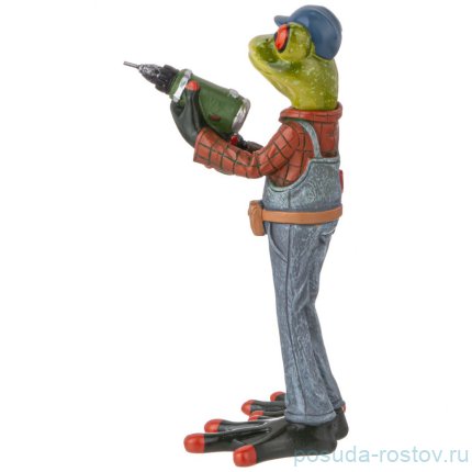 Фигурка декоративная лягушка 8,2х8,2х16,5 см / 345689