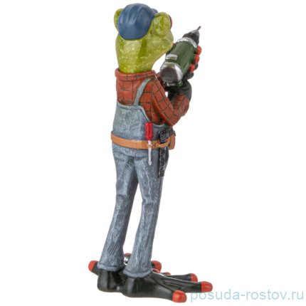 Фигурка декоративная лягушка 8,2х8,2х16,5 см / 345689