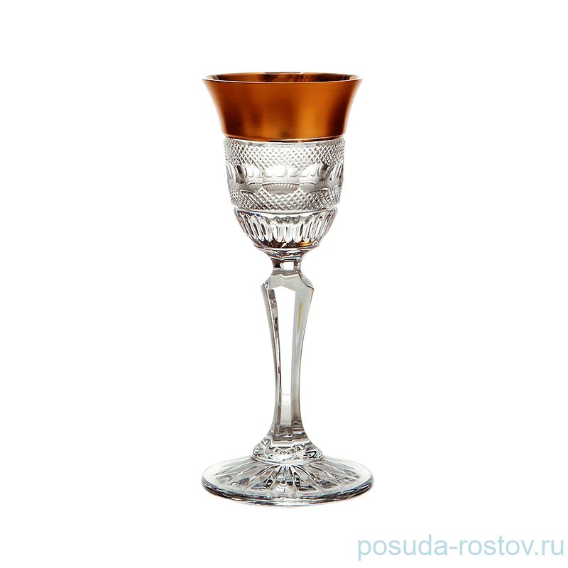 Рюмки 60 мл 6 шт "Ричмонд /Мозер /Матовое золото" / 064758