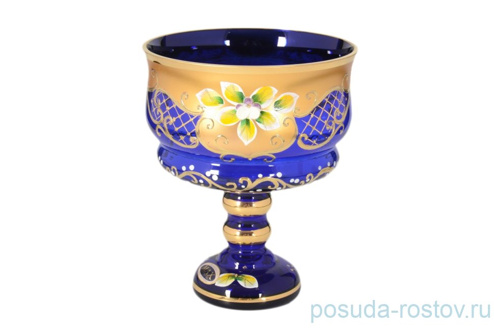 Конфетница 16 см н/н синяя "Star Crystal /Лепка" / 105400