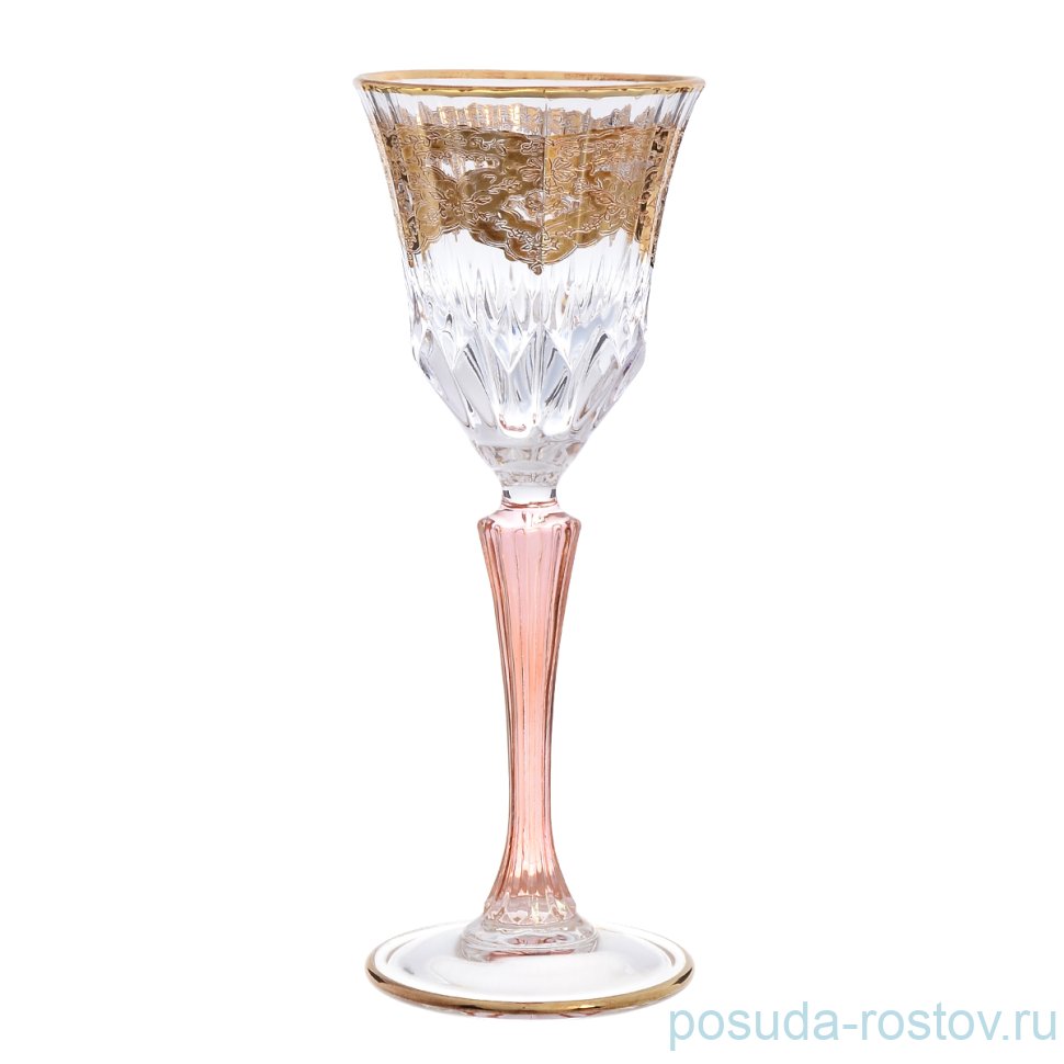Рюмки для водки 6 шт "Timon /Адажио /Розовые с золотом" / 148402