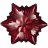 Блюдо 21 см Звезда &quot;Snowflake red shiny &quot; / 226075