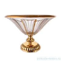 Ваза для фруктов 33,6 см н/н бронза &quot;Champaigh /86J73 /С золотом&quot; / 140960