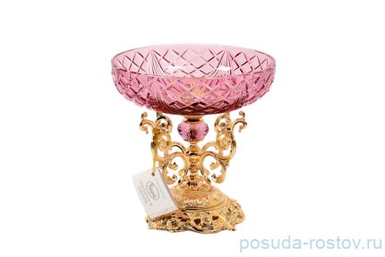 Фруктовница 25.5 см н/н &quot;Розаперла /Ориана /Розовая&quot; / 143262