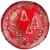 Блюдо 32 см круглое "Celebration red" / 332122