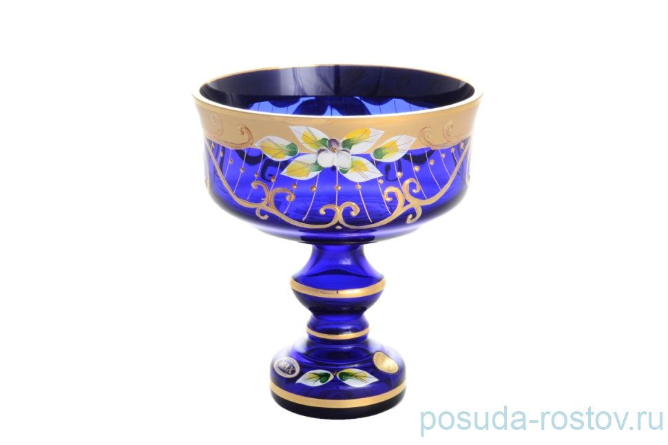 Конфетница 13 см н/н "Лепка синяя" SC / 126018