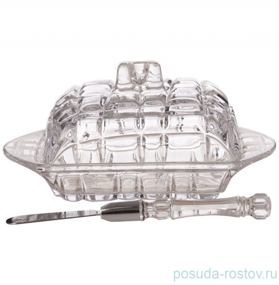 Маслёнка 11 х 17 см с крышкой + нож "Muza" / 190077 Маслёнка 11 х 17 см с крышкой + нож "Muza" / 190077