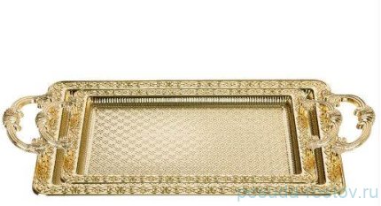 Набор подносов 2 шт прямоугольные &quot;Elegance /золото&quot;  / 272552