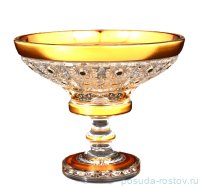 Конфетница 15 см н/н &quot;Max Crystal /Золотая лента /Шарики&quot; / 088715