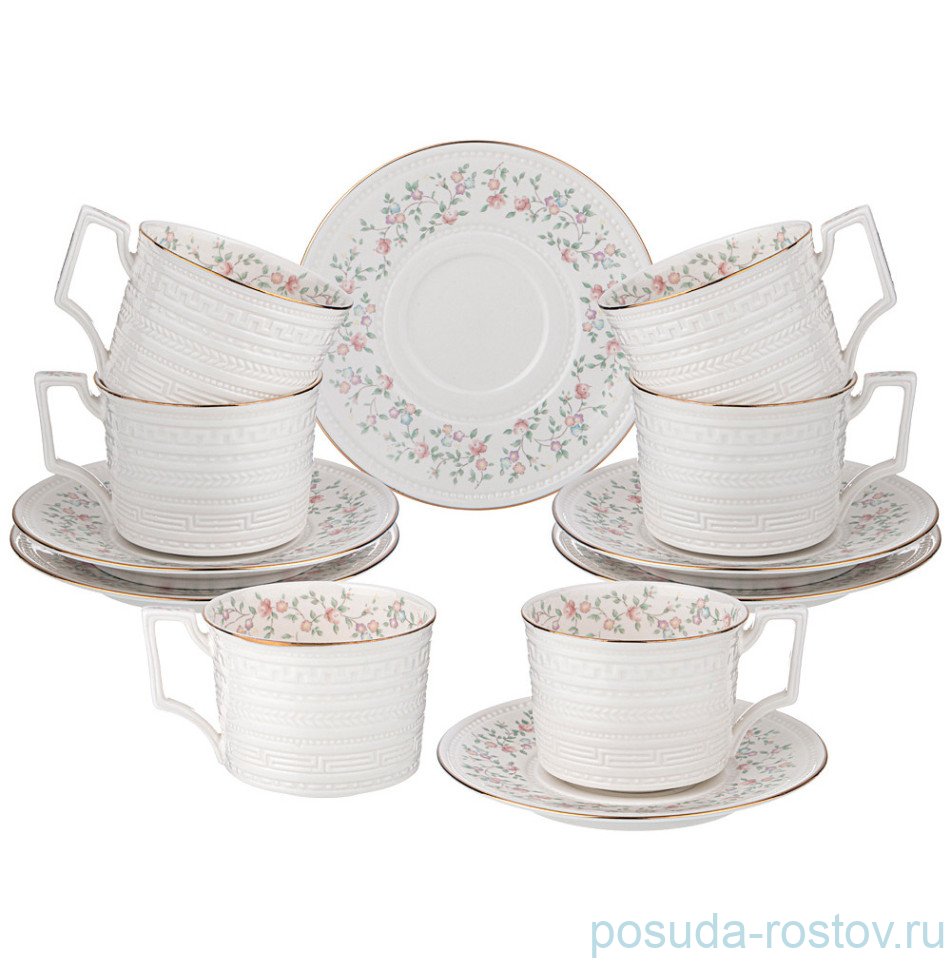 Набор кофейных пар 200 мл 6 шт "Фабьен" / 301559