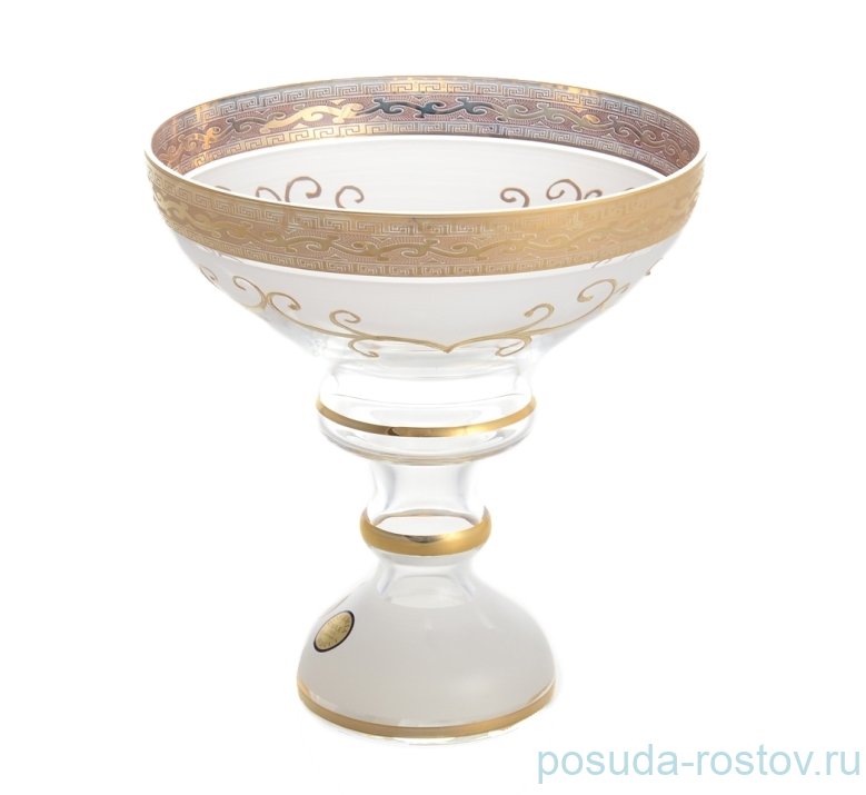 Конфетница 16 см н/н "Лепка /Антик золото" SC / 126019