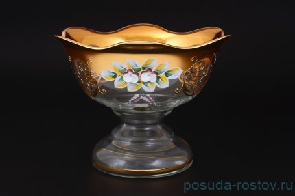 Конфетница 20 см н/н &quot;Лепка золото /волна&quot; / 107839