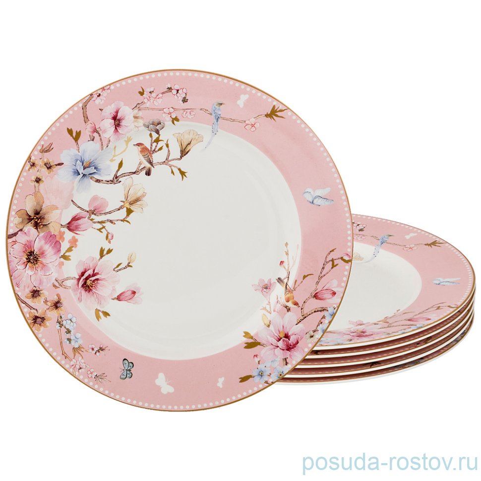 Набор тарелок 23 см 6 шт "онфлёр" / 195455