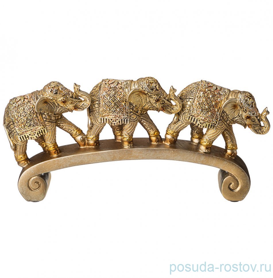 Фигурка 28 х 6 х 13 см "Слоны" / 329205