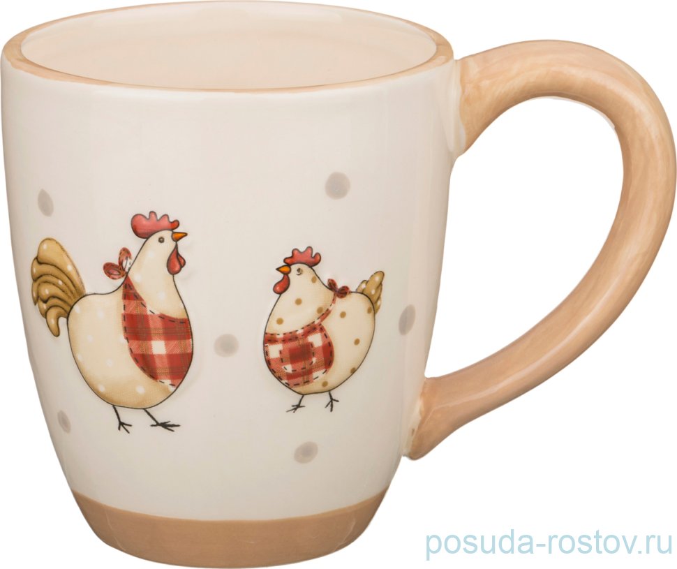 Кружка 500 мл "сельский домик" / 186618