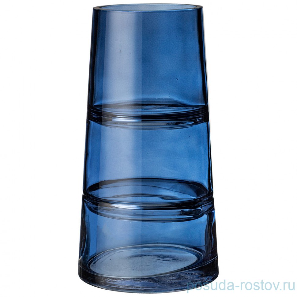 Ваза для цветов 12,8 х 24 см "Nova blue" / 336394