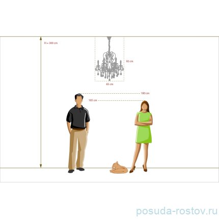 Люстра 6 рожковая &quot;Сюзанна&quot; / 299592