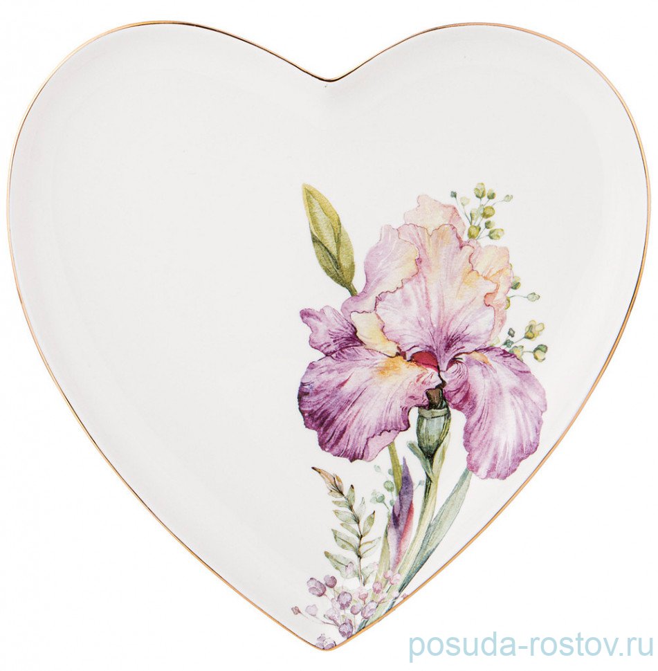 Тарелка 21,5 х 2 см Сердце "Iris" / 245635 Тарелка 21,5 х 2 см Сердце "Iris" / 245635