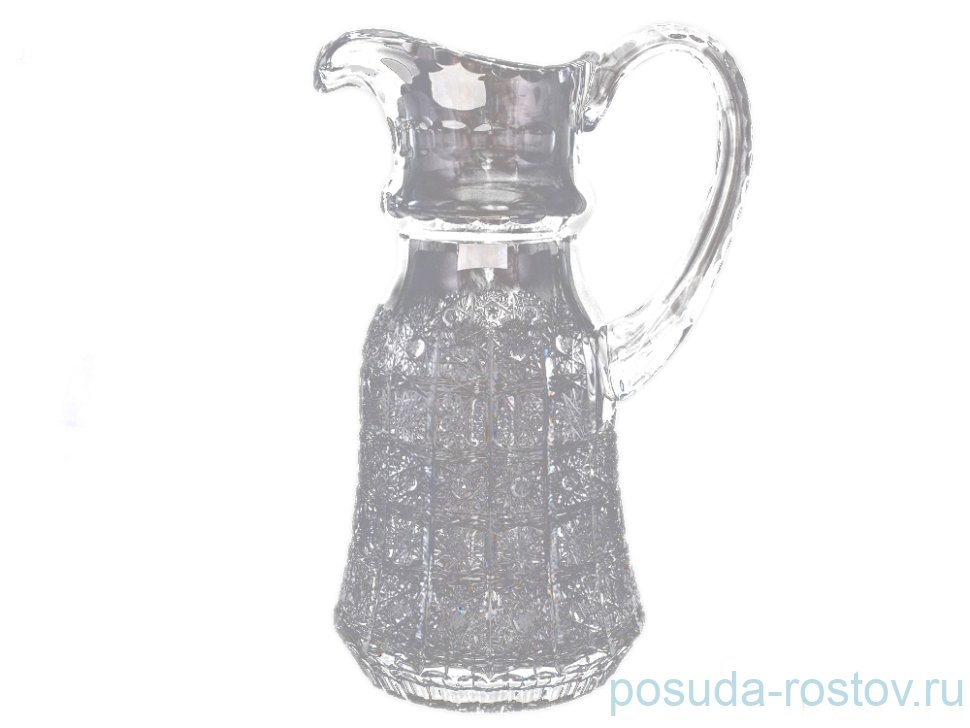 Кувшин для сока 1,3 л "Glasspo /Хрусталь резной" / 067781