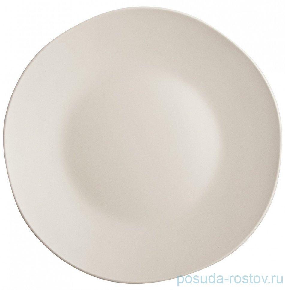 Тарелка 20,5 см бежевая "Shadow"  (4шт.) / 288493