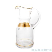 Кувшин для воды 1 л &quot;Королевский /Матовая полоса /золото&quot; / 156015