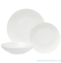 Набор тарелок 18 предметов (20, 19, 27,5 см) &quot;White Basics&quot; / 369124