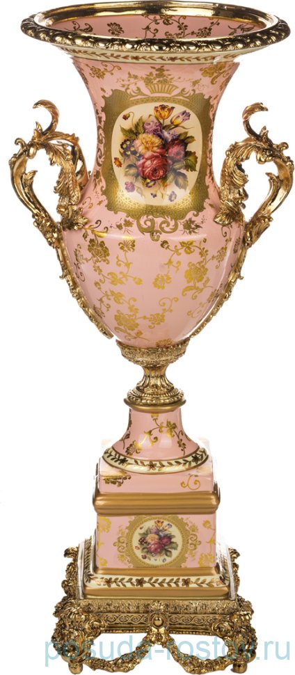 Ваза для цветов 82 см н/н "цветы /lefard" / 191203