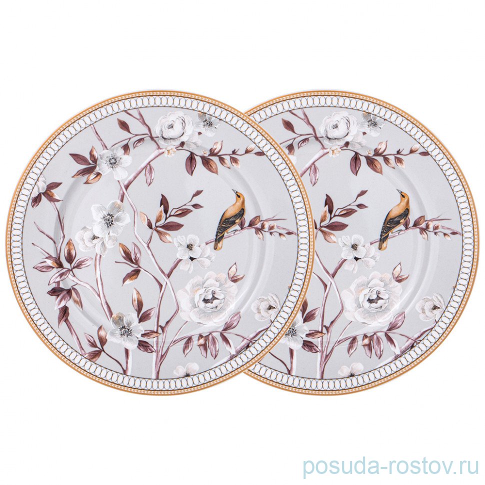 Набор тарелок 19 см 2 шт серые "Compliment" / 339261