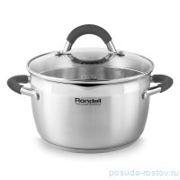 Кастрюля 24 см со стеклянной крышкой 5,7 л &quot;Flamme&quot; / 136765