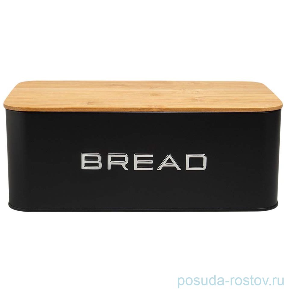 Хлебница 33,5 х 19 х 12,5 см black Agness / 377966
