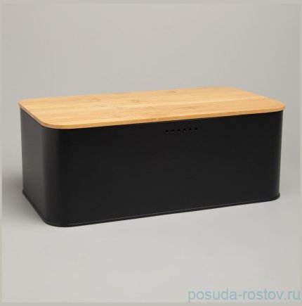 Хлебница 33,5 х 19 х 12,5 см black Agness / 377966