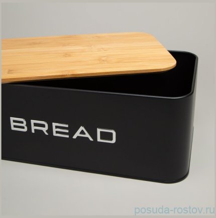Хлебница 33,5 х 19 х 12,5 см black Agness / 377966