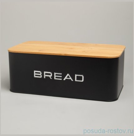 Хлебница 33,5 х 19 х 12,5 см black Agness / 377966