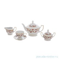 Чайный сервиз на 6 персон 15 предметов &quot;Аннетта /Цветочный вальс&quot; / 098046