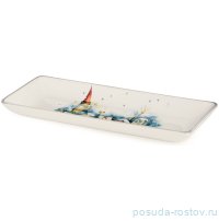 Блюдо 28 х 12 х 3 см прямоугольное &quot;С новым годом!&quot; / 379571