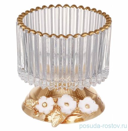 Креманка &quot;Белые цветы&quot; / 313356