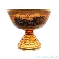 Конфетница 22 см н/н &quot;Эгерманн /Амбер /Свидание&quot; роспись пером / 155538