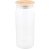 Банка для сыпучих продуктов 9,45 х 22,8 см круглая 1,1 л белая &quot;Native&quot; / 244456